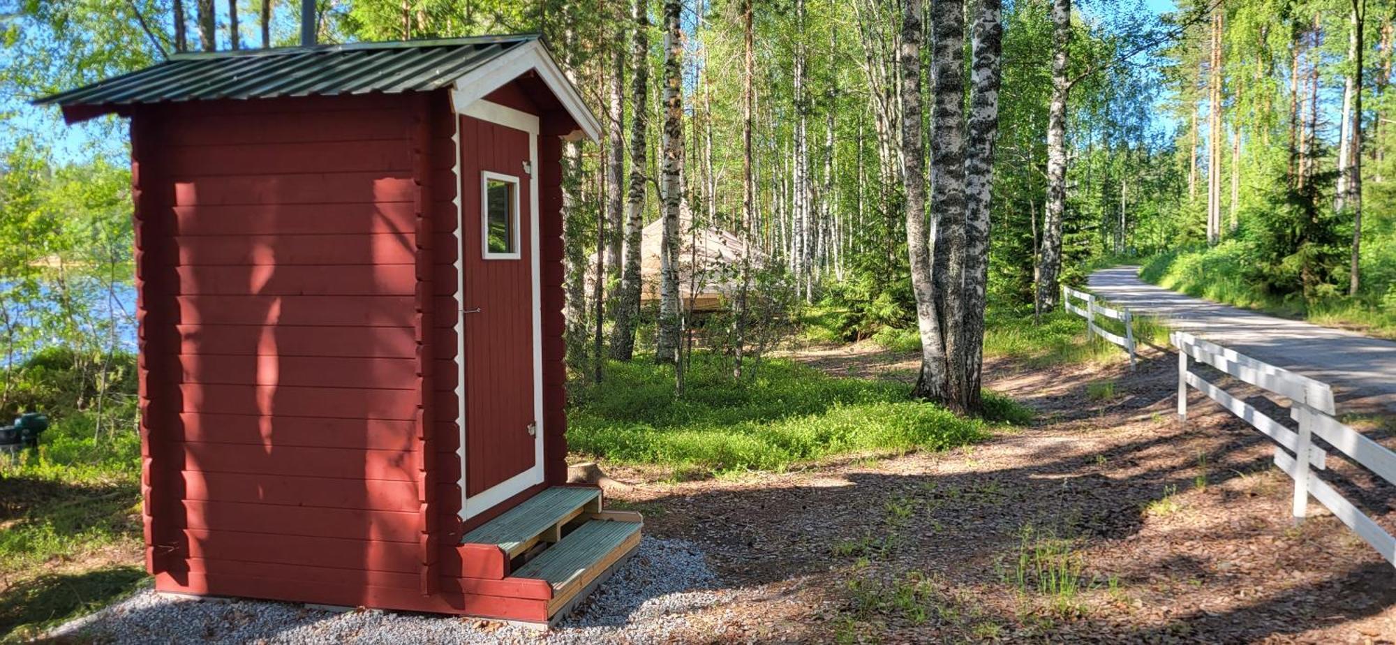 Luksusteltta Omalla Uimarannalla Otel Jyväskylä Dış mekan fotoğraf